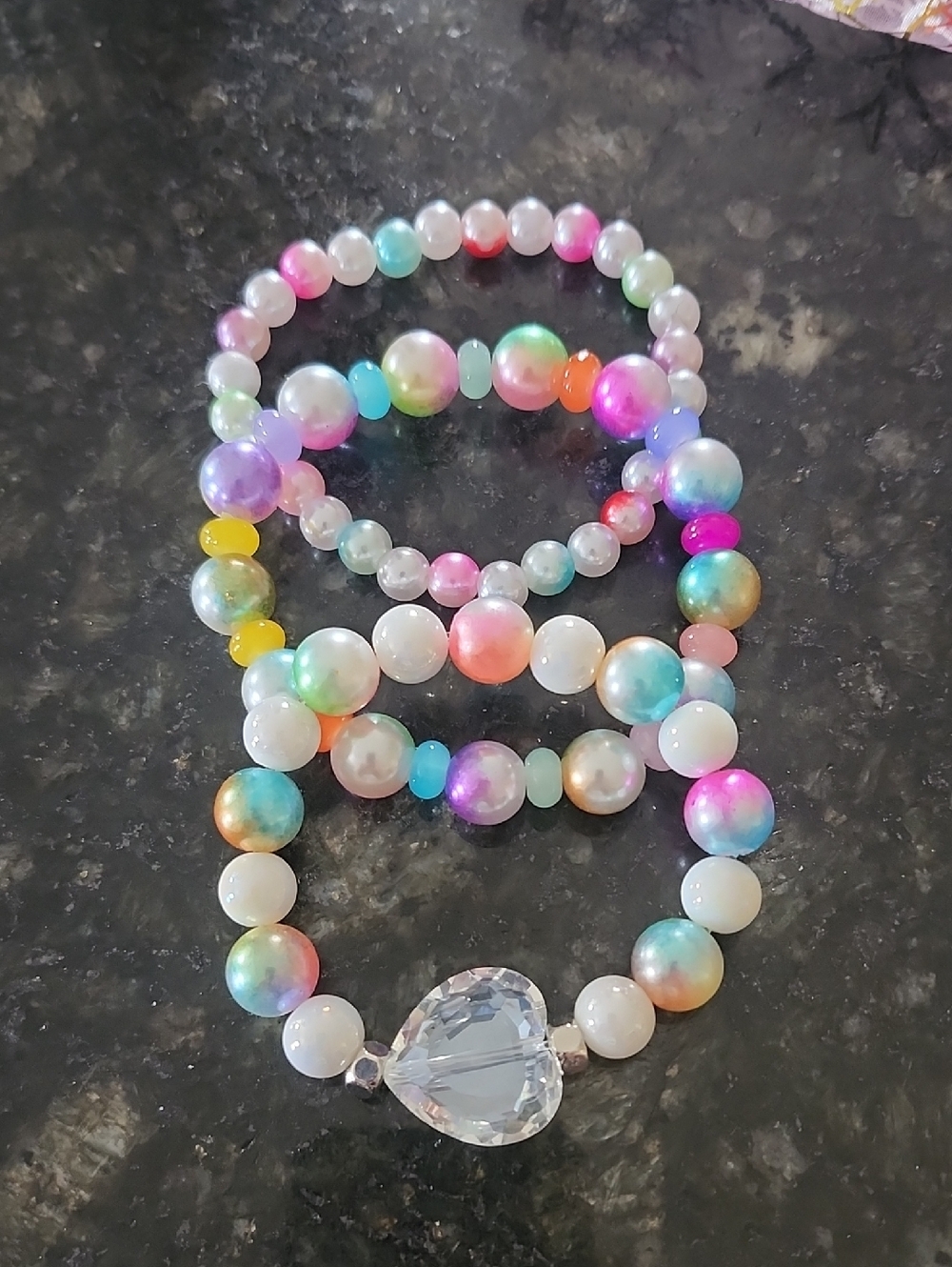 Handmade Colorful Beaded Bracelet Set